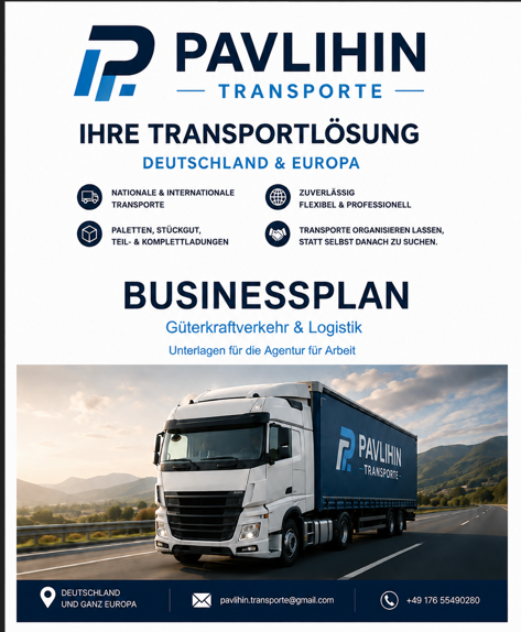 Pavlihin Transporte – Ihre Transportlösung für Deutschland und Europa